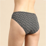 Women Pack of 3 Assorted Pure Cotton Printed Bikini Briefs