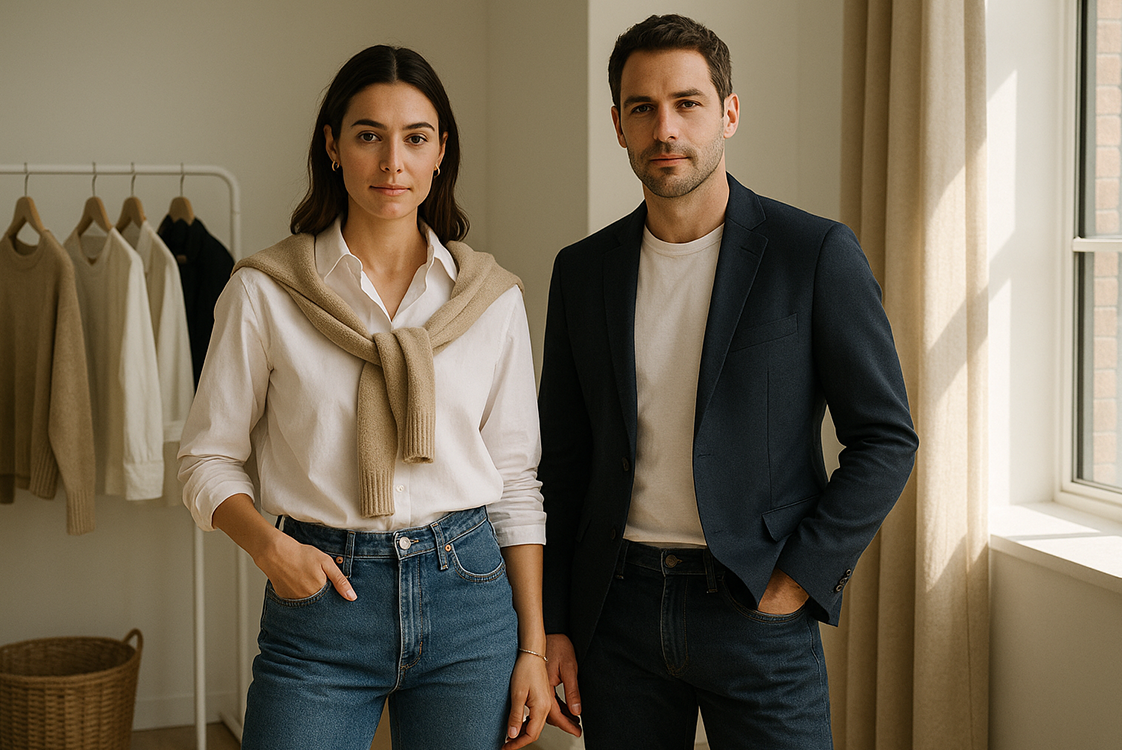 Wardrobe Wins with Must-Have Basics for Him and Her